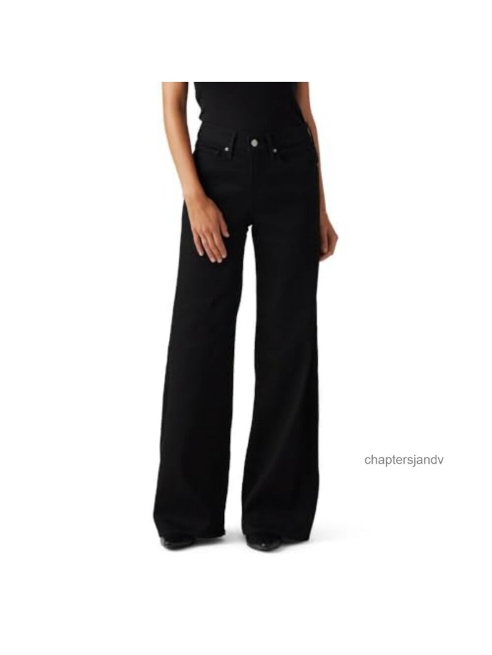 Levi's 318 Shaping Wide-Leg Mid Rise Jeans Comfortable Flattering Silhouette